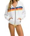 Aviator Nation Rainbow Stripe Hoodie In Multi