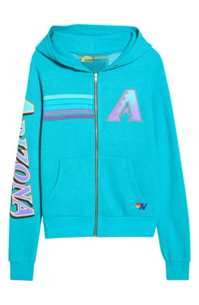 Aviator Nation Arizona Diamondbacks Graphic Full Zip Hoodie In Blue