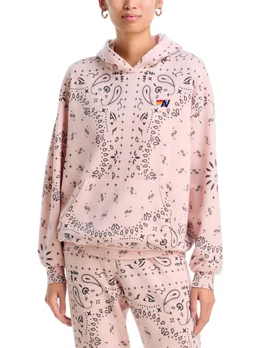 Aviator Nation Bandana Pullover Hoodie In Multi
