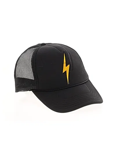 Pre-owned Aviator Nation Kids' Baseball Cap In Black