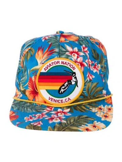 Pre-owned Aviator Nation Baseball Cap In Blue