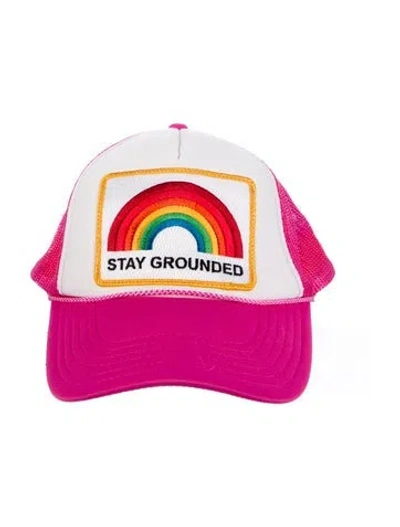 Pre-owned Aviator Nation Baseball Cap In Pink