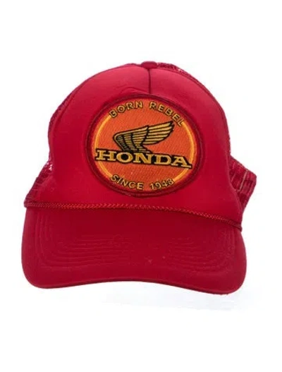 Pre-owned Aviator Nation Baseball Cap In Red