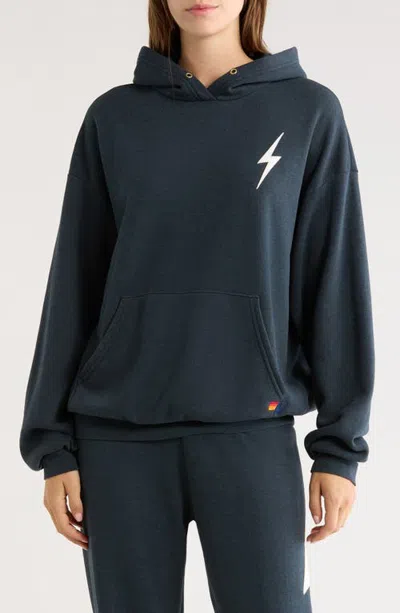Aviator Nation Bolt Stitch Hoodie In Gray