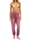 Aviator Nation Bolt Stitch Sweatpants In Faded Berry In Purple