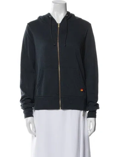 Pre-owned Aviator Nation Bomber Jacket In Blue