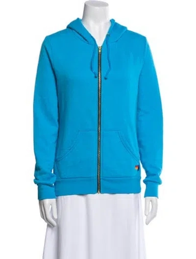 Pre-owned Aviator Nation Bomber Jacket In Blue