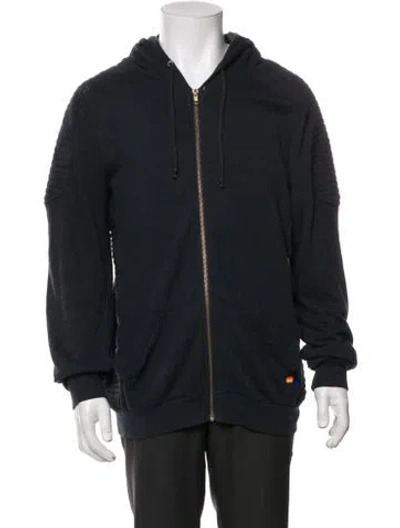 Pre-owned Aviator Nation Bomber Jacket In Blue