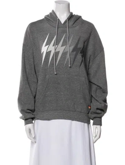 Pre-owned Aviator Nation Bomber Jacket In Gray