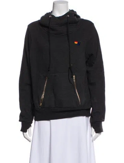 Pre-owned Aviator Nation Bomber Jacket In Gray