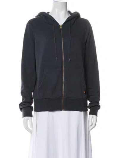 Pre-owned Aviator Nation Bomber Jacket In Gray