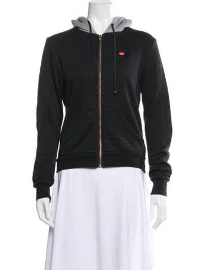 Pre-owned Aviator Nation Bomber Jacket In Gray