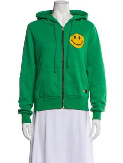 Pre-owned Aviator Nation Bomber Jacket In Green