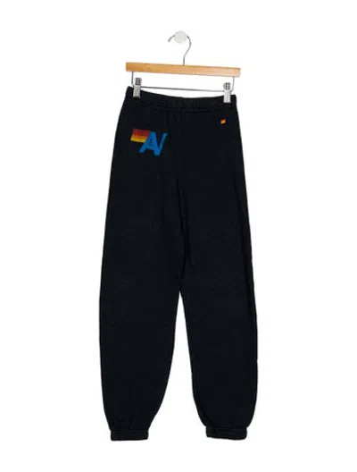 Pre-owned Aviator Nation Kids' Boys' Printed Joggers In Blue