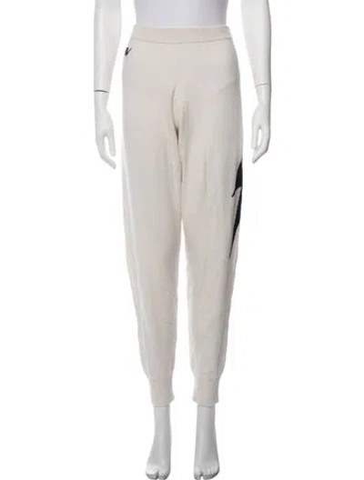 Pre-owned Aviator Nation Cashmere Graphic Print Sweatpants In Neutrals