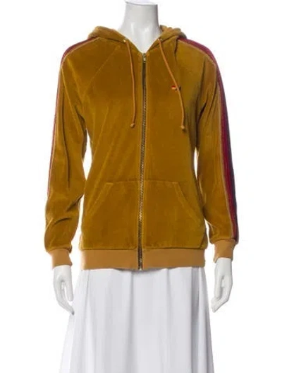 Pre-owned Aviator Nation Colorblock Pattern Jacket In Brown