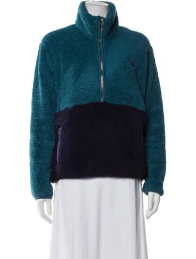 Pre-owned Aviator Nation Colorblock Pattern Jacket In Multi
