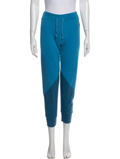 Pre-owned Aviator Nation Colorblock Pattern Sweatpants In Blue
