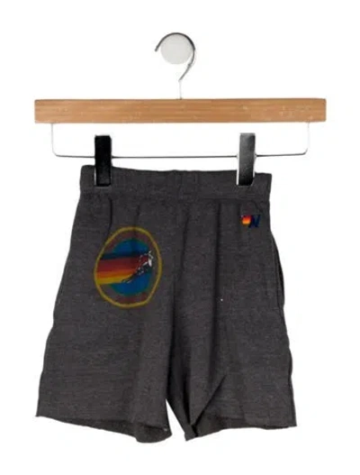 Pre-owned Aviator Nation Babies' Cotton Blend Shorts In Green