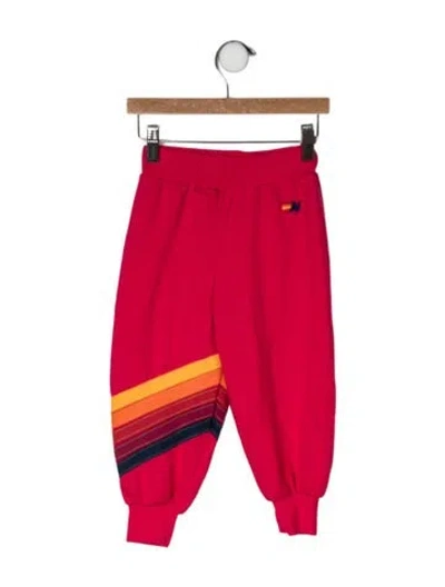 Pre-owned Aviator Nation Babies' Cotton-blend Sweatpants In Pink