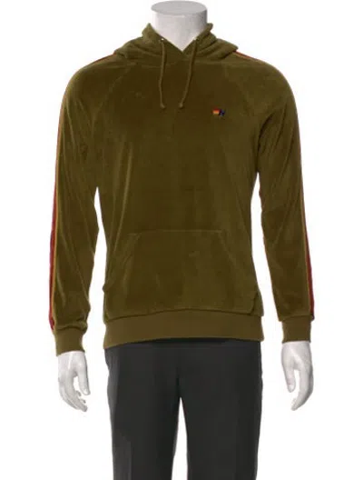 Pre-owned Aviator Nation Crew Neck Long Sleeve Pullover In Green