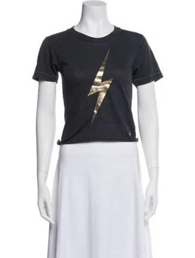 Pre-owned Aviator Nation Crew Neck Short Sleeve T-shirt In Multi