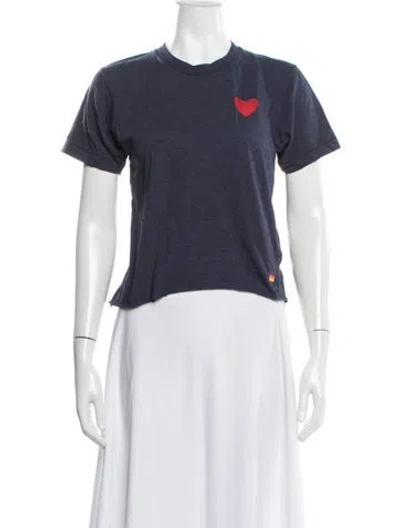 Pre-owned Aviator Nation Crew Neck Short Sleeve T-shirt In Multi
