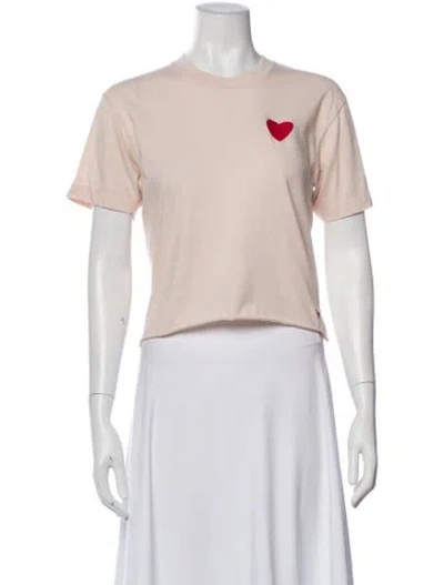 Pre-owned Aviator Nation Crew Neck Short Sleeve T-shirt In Neutral