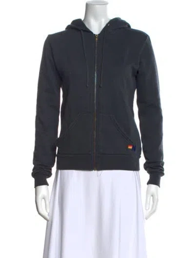 Pre-owned Aviator Nation Crew Neck Sweater In Blue