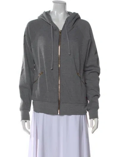 Pre-owned Aviator Nation Crew Neck Sweater In Gray