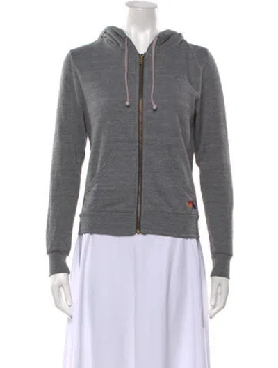 Pre-owned Aviator Nation Crew Neck Sweater In Grey