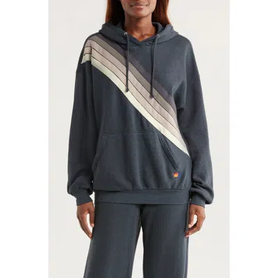 Aviator Nation Cross Stripe Hoodie