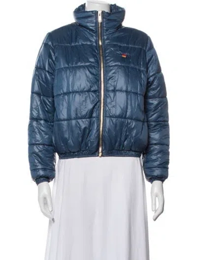 Pre-owned Aviator Nation Down Jacket In Blue