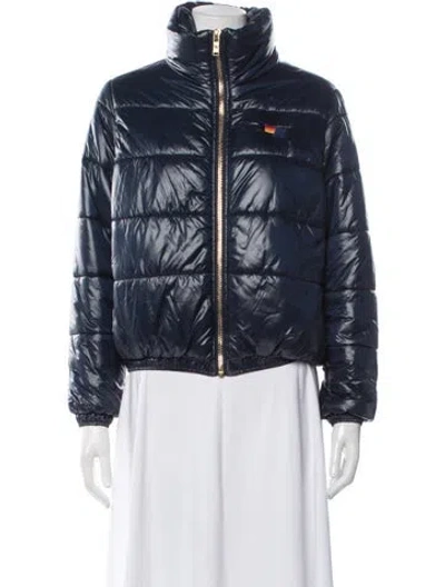 Pre-owned Aviator Nation Down Jacket In Blue