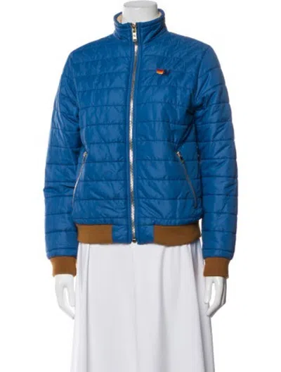 Pre-owned Aviator Nation Down Jacket In Blue