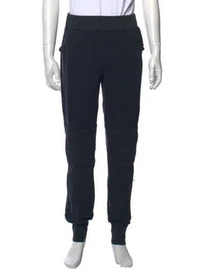 Pre-owned Aviator Nation Embroidered Accent Lounge Bottoms In Blue