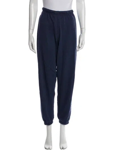 Pre-owned Aviator Nation Embroidered Accent Sweatpants In Blue