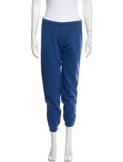 Pre-owned Aviator Nation Embroidered Accent Sweatpants In Blue