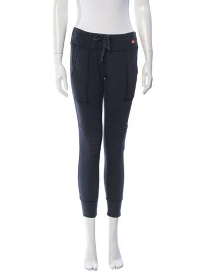 Pre-owned Aviator Nation Embroidered Accent Sweatpants In Blue