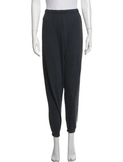 Pre-owned Aviator Nation Embroidered Accent Sweatpants In Blue