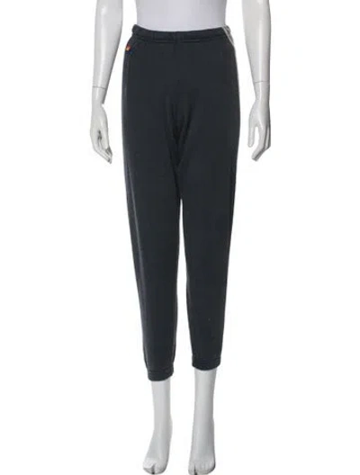 Pre-owned Aviator Nation Embroidered Accent Sweatpants In Gray
