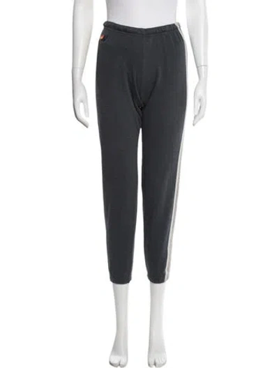 Pre-owned Aviator Nation Embroidered Accent Sweatpants In Gray