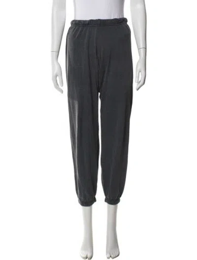 Pre-owned Aviator Nation Embroidered Accent Sweatpants In Grey