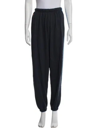 Pre-owned Aviator Nation Embroidered Accent Sweatpants In Multi