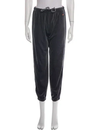 Pre-owned Aviator Nation Embroidered Accent Sweatpants In Purple