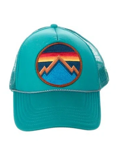 Pre-owned Aviator Nation Embroidered Baseball Cap In Blue