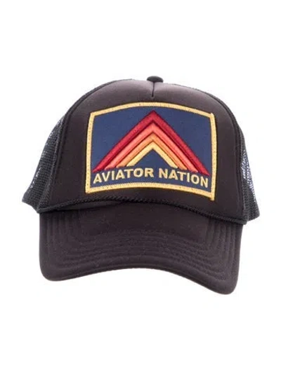 Pre-owned Aviator Nation Embroidered Baseball Cap In Multi