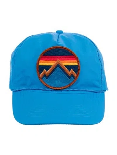 Pre-owned Aviator Nation Embroidered Hat In Blue