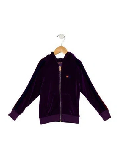 Pre-owned Aviator Nation Babies' Girls' Sweater In Purple