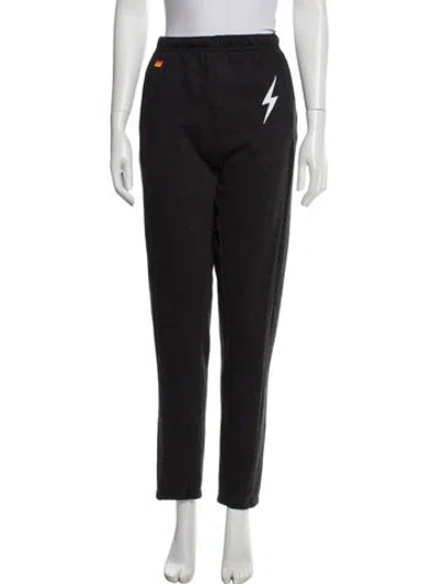 Pre-owned Aviator Nation Graphic Print Embroidered Accent Sweatpants In Multi